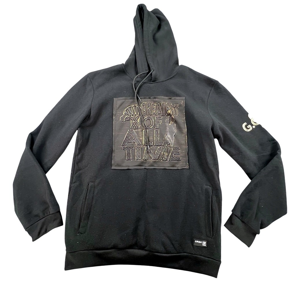 CR24 Chrome Edge GOAT Greatest Of All‎ Time Black Pullover Hoodie Men's XL